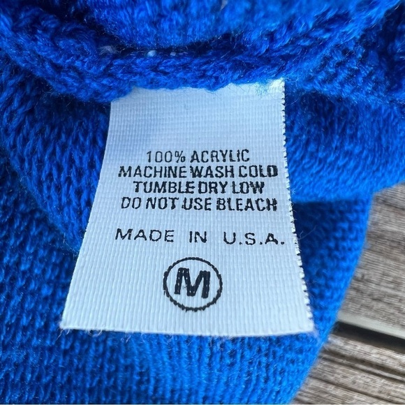 Vintage B.B. Knit Nautical Sailor Knit Skirt Set Medium Red White Blue USA Made - Picture 9 of 9